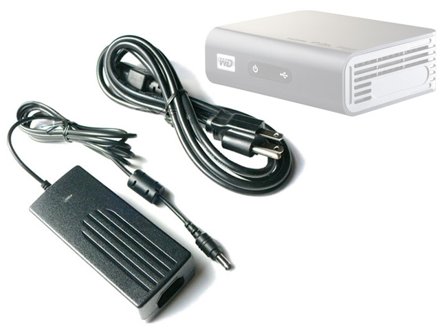 12v 3.0A Power Adapter for WD TV Live Media Player WDBAAN0000NBK - Click Image to Close