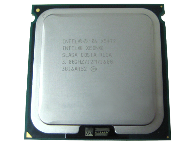 Pair of Intel Quad Core Xeon 3.0GHz 12MB LGA771 X5472/SLASA CPUs