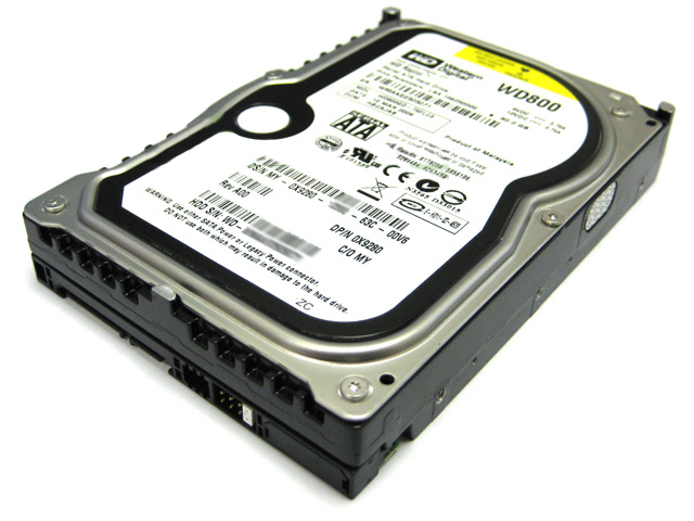 WD/Dell X9280 Raptor WD800GD-75FLC3 10K RPM 80GB 8MB Hard Drive - Click Image to Close