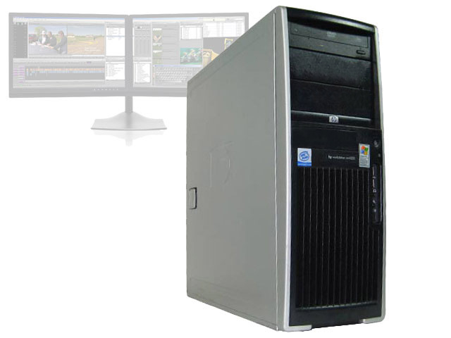 HP XW4300 Workstation Intel 3.2GHz CPU/1GB/80GB HDD/X1300