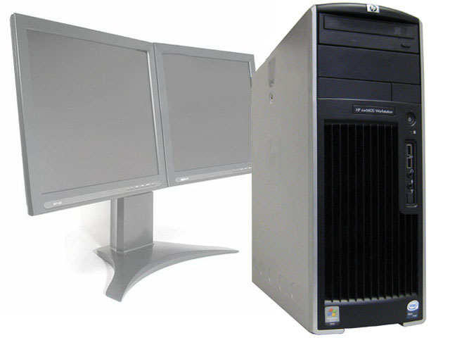 HP XW6600 Workstation Quad Core CPU 2.5Ghz/6GB/80GB/FX 4600 - Click Image to Close