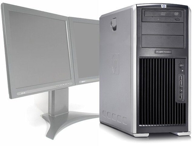 HP XW8400 Two Quad Cores 2.33Ghz/4GB/500GB/V5600 Workstation