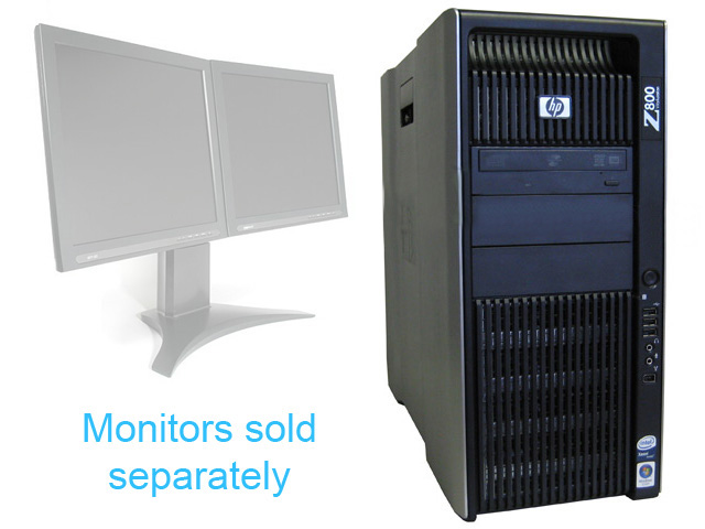 HP Workstation Z800 FF825AV x5560 2.8Ghz 8GB 256GB SSD FX3800 - Click Image to Close