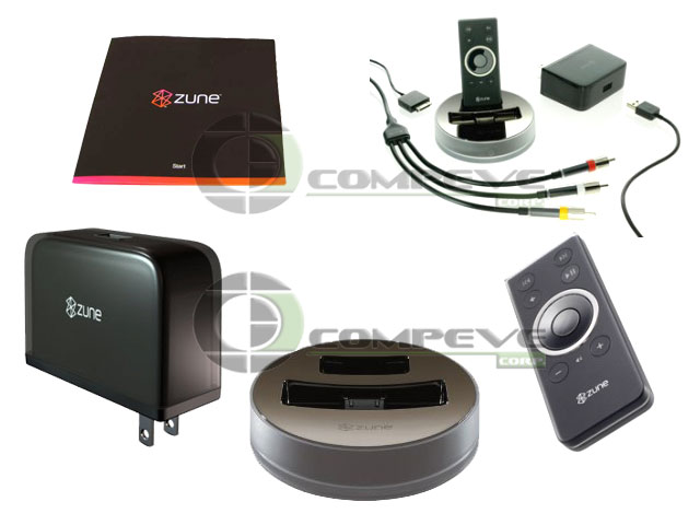 Microsoft Zune Home A/V Pack Docking Kit, Remote,Audio Video AV
